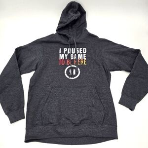 Gray Graphic Hoodie for Men Size M NWOT